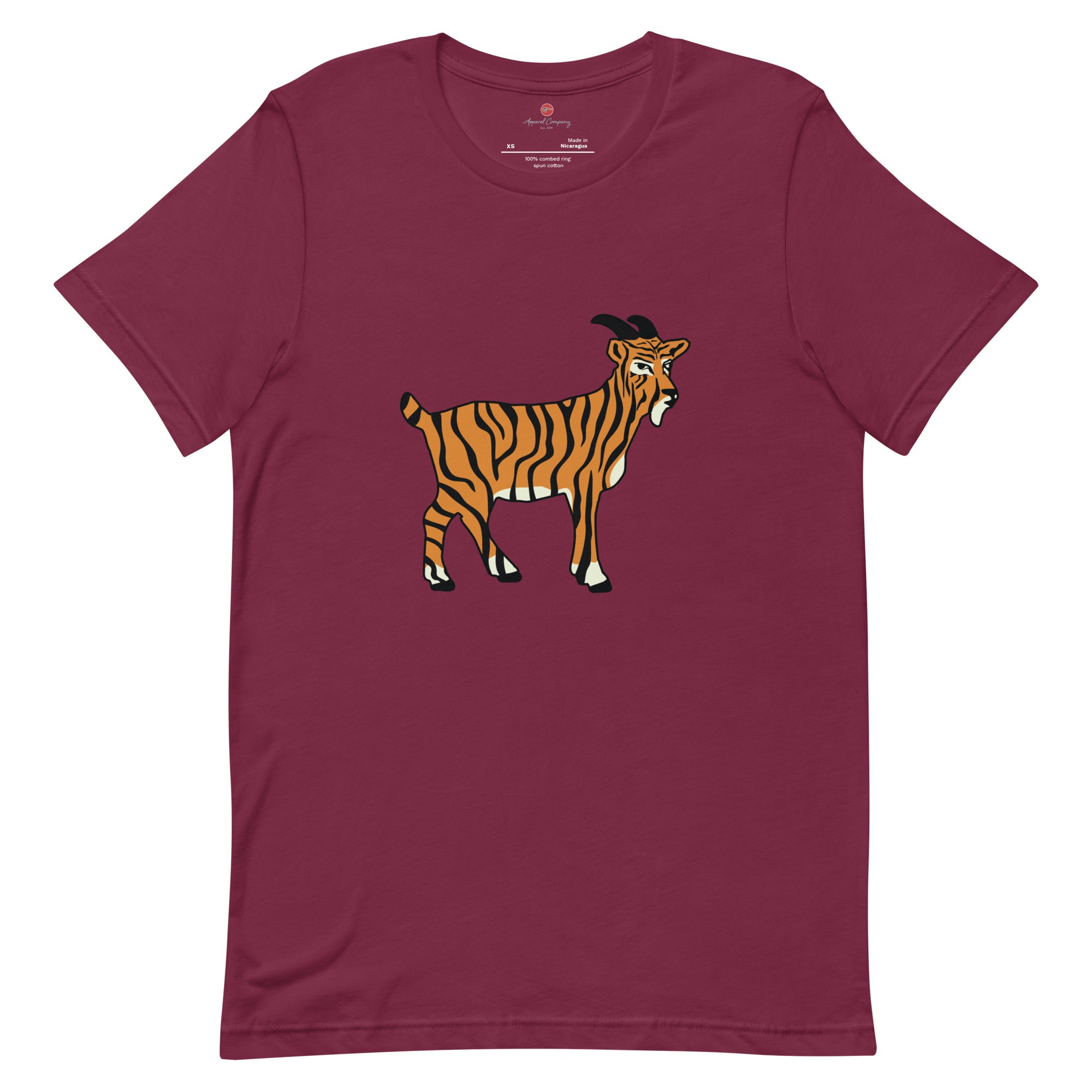 tiger goat t shirt