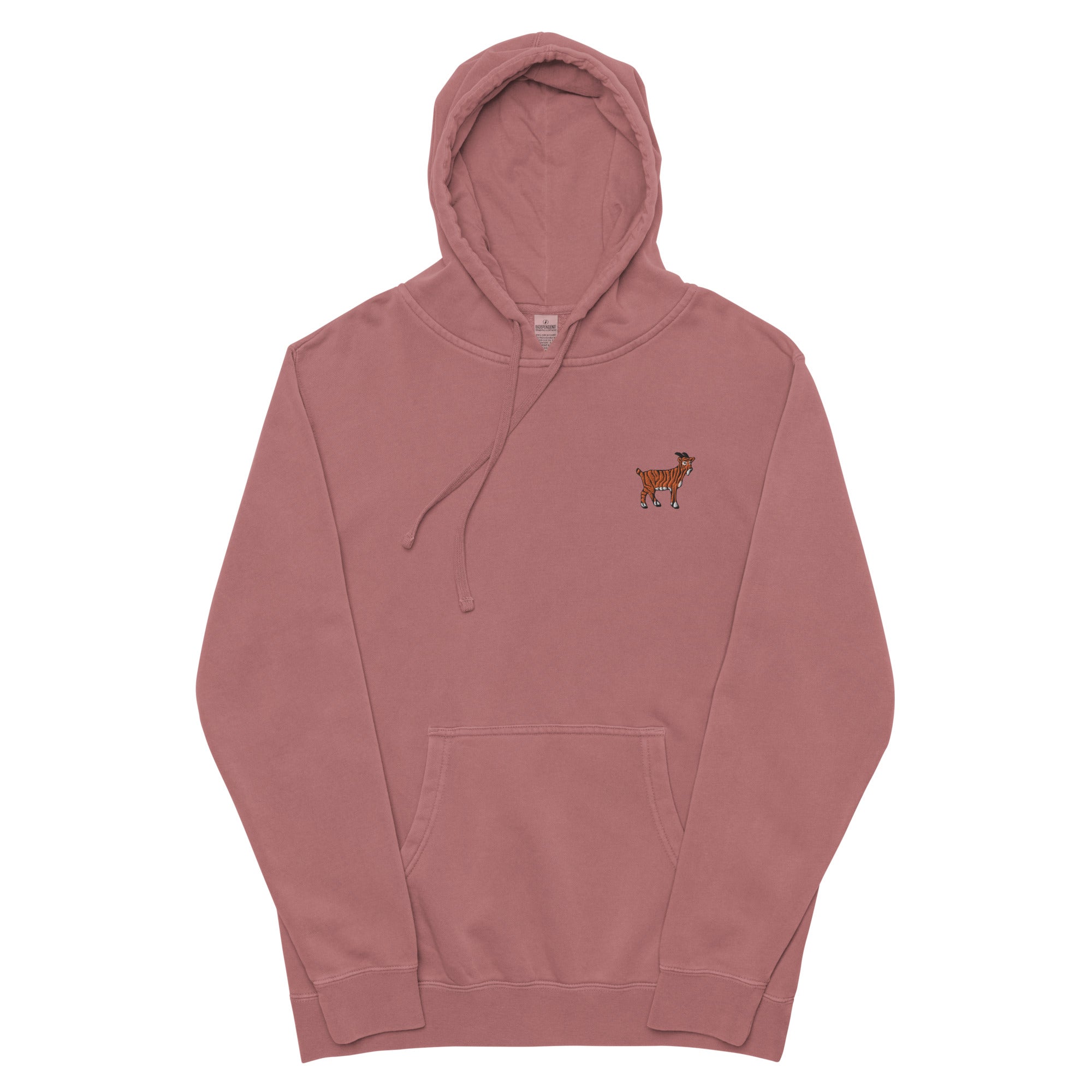 Tiger Goat pigment-dyed hoodie