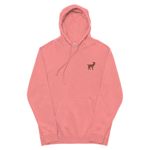 Tiger Goat pigment-dyed hoodie